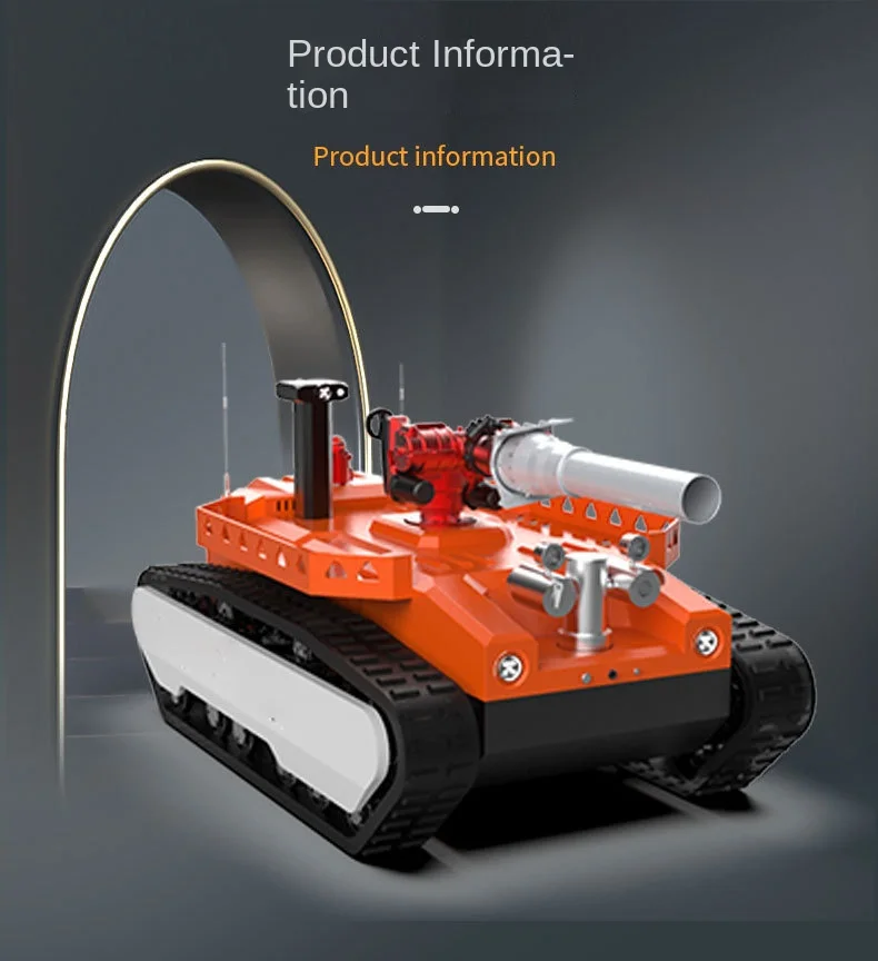 Explosion-Proof RXR-MC200BD Electric Firefighting Reconnaissance Robot for Petrochemical Enterprise Tunnels
