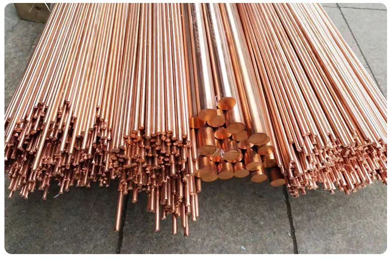 T2 Red Copper Rod Large Diameter 20-50mm Pure Copper Mold Electrode Zero Cut C1100 Specification Metal & Metal Products