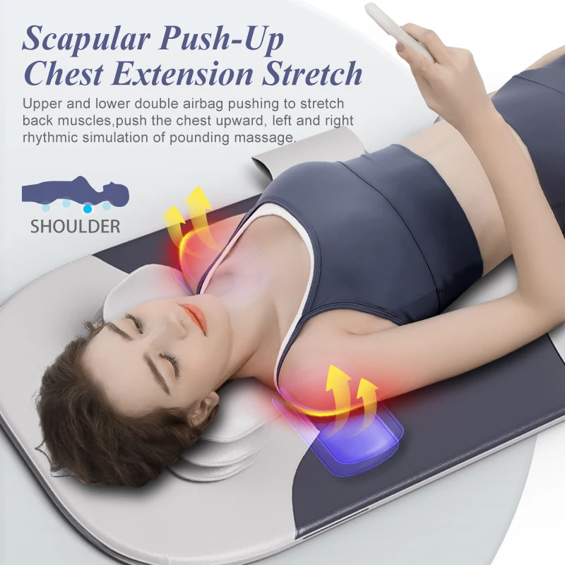 Electric Heating Back Stretching Mat - Relief & Massage