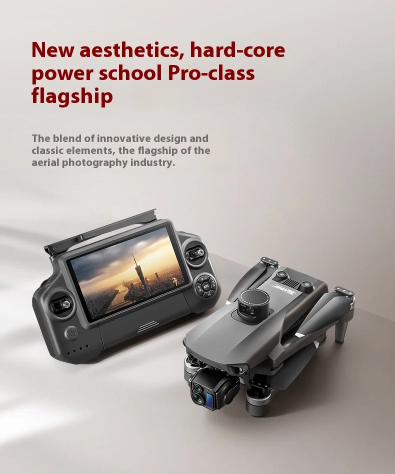 A25 PRO Drone New 8K HD Aerial 3-Axis Gimbal Long Battery Life RC GPS 6km Range Drone 5.5inch Chscreen Brushless Dron VS P7MAX
