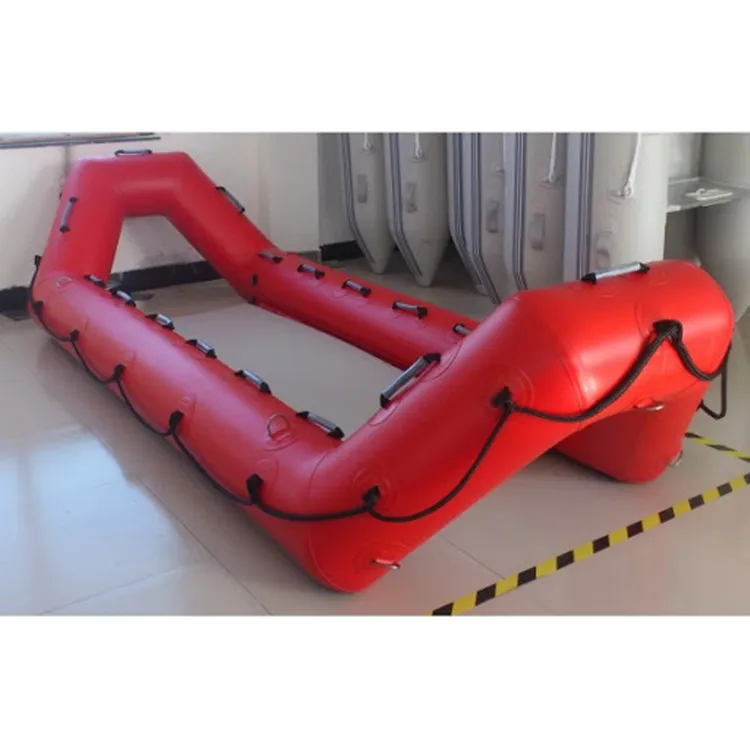 inflatable ice water rescue raft rowing boat for sale