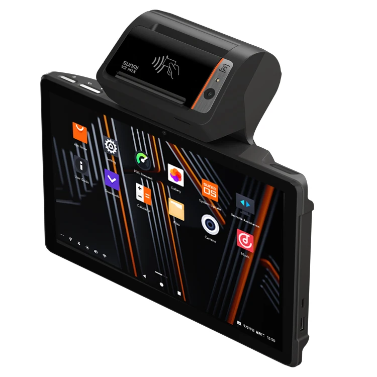 SUNMI POSレジ 本体 セット SUNMI V3 MIX Tablet POS Systems - Android 13, 10.1 Inch