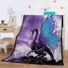 Dragon Fight Series Cartoon Bedding Sheet Factory Wholesale Custom 1pcs Bed Sheet Skull Dinosaur Pattern Sleep Blanket