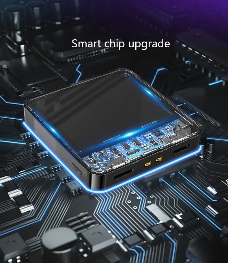 New Full Mirror Power Banks Digital Display 10000mah Mobile Phone Charger - ANKUX.COM