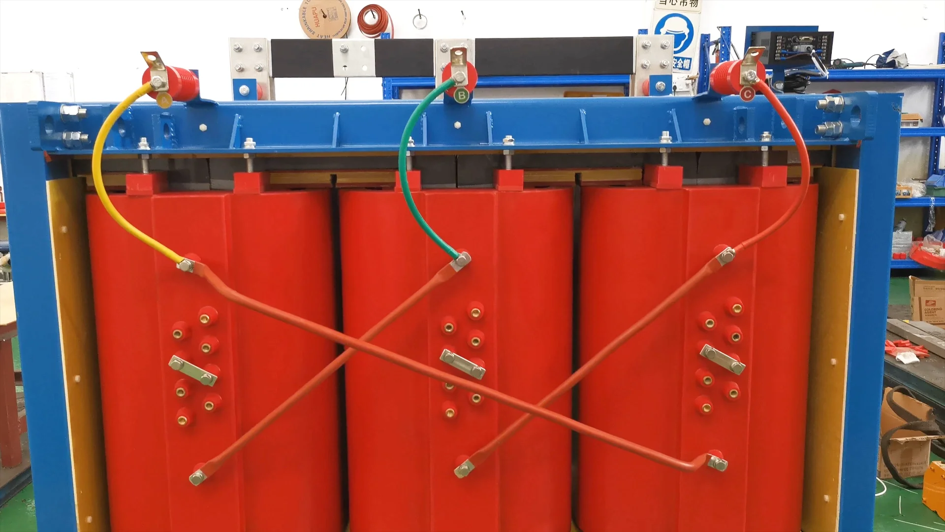 400v至20kv 200kva加紧3相干式非晶配电变压器