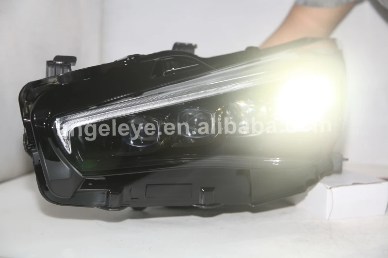 Full led headlight For NISSAN Infiniti q50L Black Housing LD