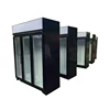 Commercial supermarket upright glass door beverage display cooler and refrigeration display cabinet