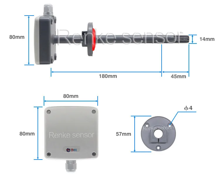 Cheap Duct Temperature Sensor for HVAC - Renke