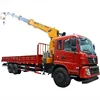 12 tons truck with crane electric hydraulic system wireless remote control
