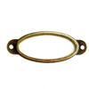 62X25MM Wholesale Metal tag label frame holder for gift box Library File Drawer card pull