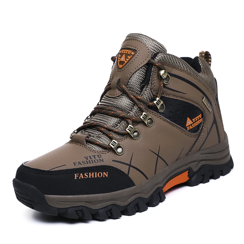 Men's Boots Winter Waterproof Leather Hiking Shoes Plus Size - Buy Climbing And Shoes,Training Boot Product on Alibaba.com