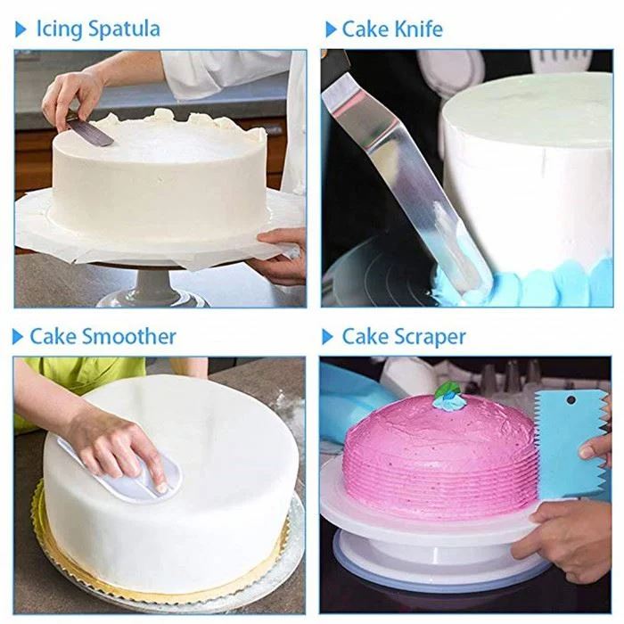 Herramientas de Modelado de Utensilios de Cocina Deanyi DIY Pluma de plástico para decoración de Tartas para Fondant 8 Piezas 