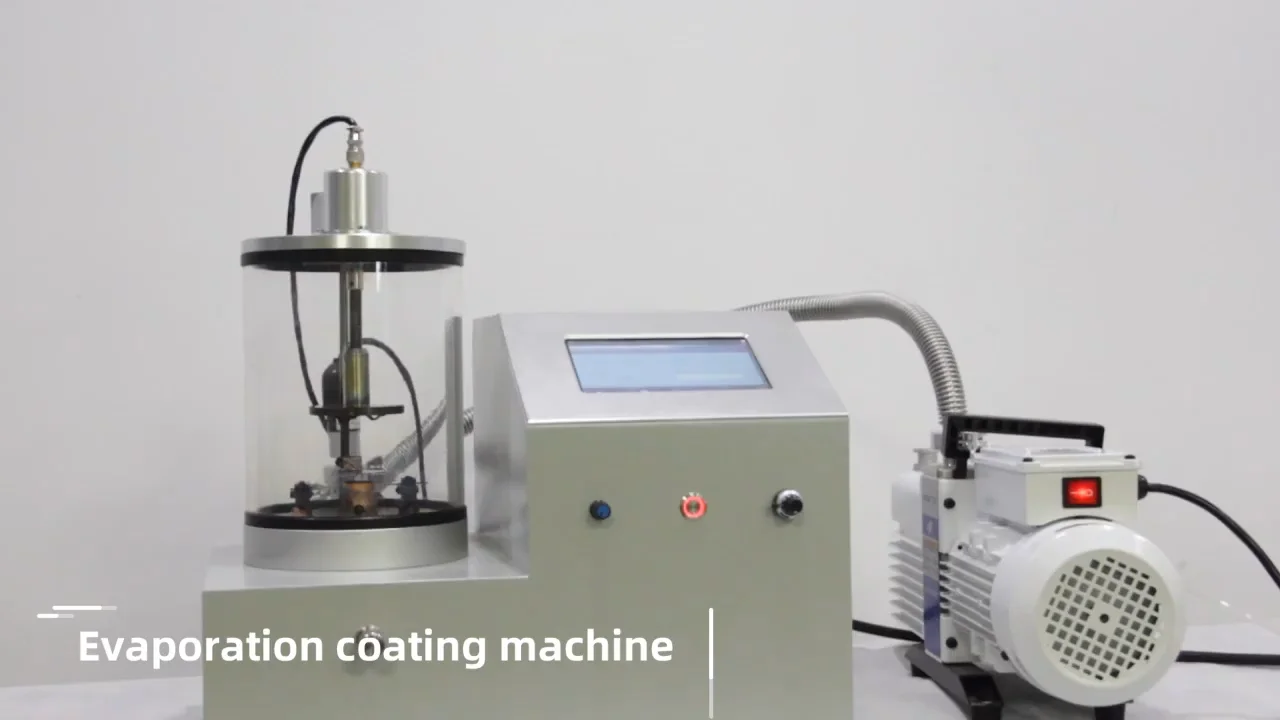 Small High Vacuum Metal Pvd Evaporation Coating Machine With Rotary