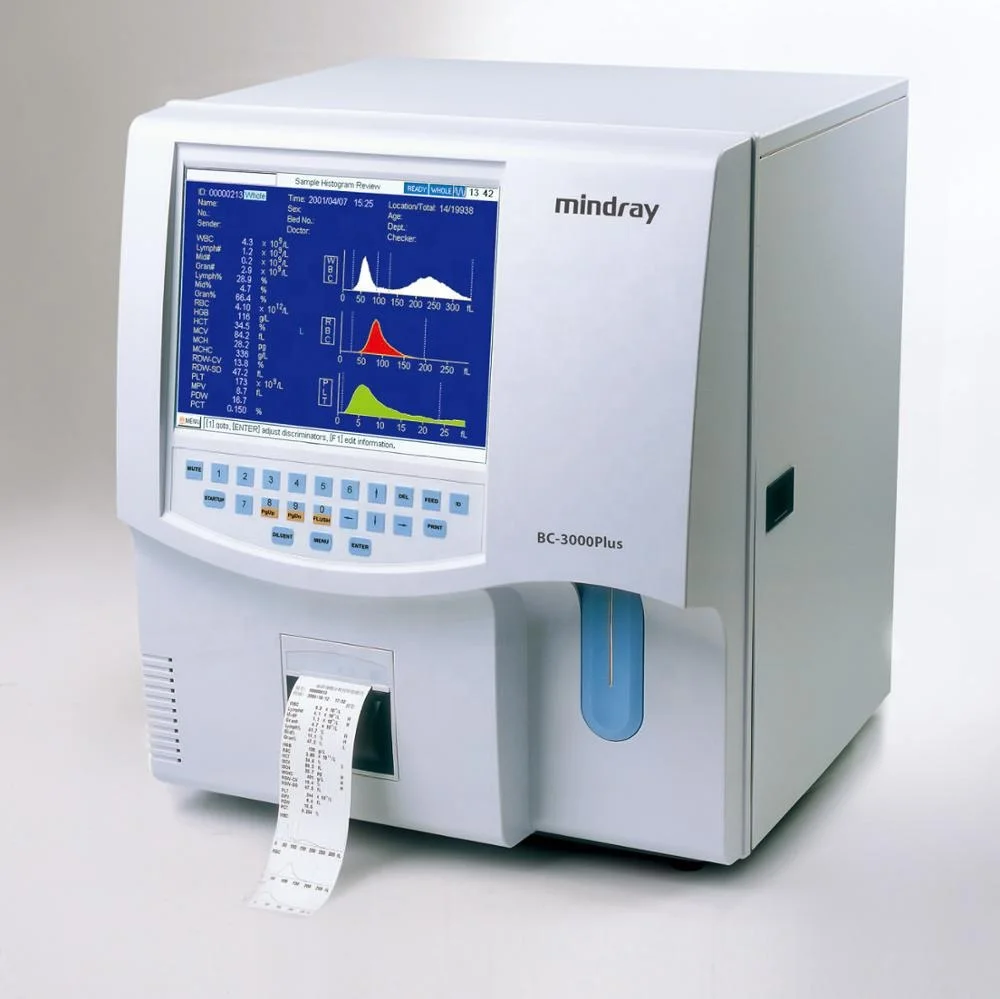 Mindray CBC machine auto hematology analyzer BC-3000PLUS, View Mindray ...