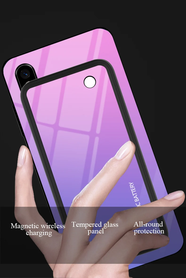 Magnetic wireless Power bank case Back clip battery phone case for iphone 11/11 Pro/11 Pro max