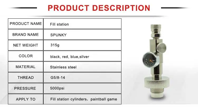 DRYHTEN DIN Ventil Füllstation Adapter 4500psi / 300bar mit 50cm Schlauch Dual Gauge für das Laden Scuba Tank Paintball PCP Airsoft Tauchen HPA Zylinder (5/8-18UNF