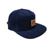 Blue Wide Ribbed Corduroy Custom Hat Vintage Style Unisex Hats
