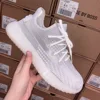 Stylish and breathable socks shoes men's knitted running shoes men sneakers white