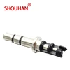 3.5mm 3 Poles Male Repair Earphones Jack Plug Connector audio jack