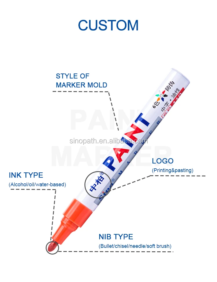 Sipa Sp110 Quick Dry Paint Marker Pen Sunscreen Uv Resistant High ...