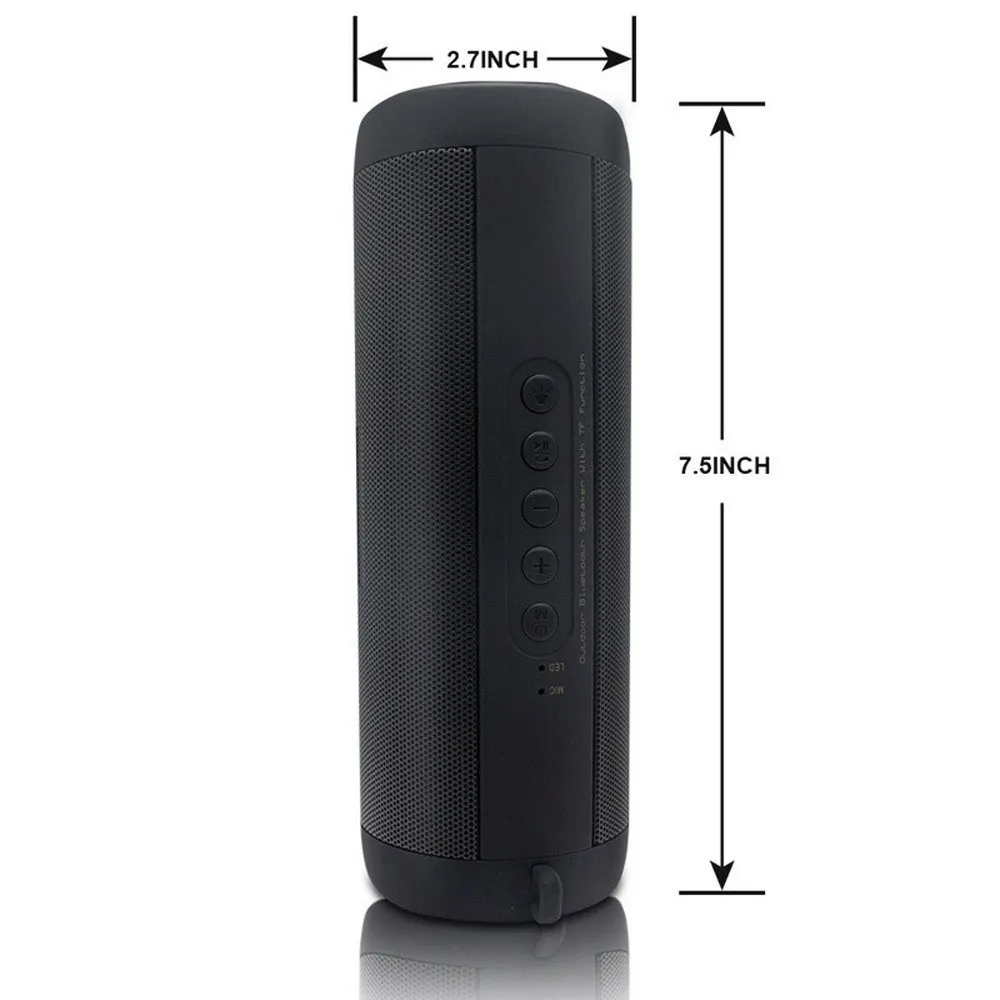 T2 Outdoor Waterproof BT Speaker Wireless BT Subwoofer Mini Portable Speakers - ANKUX.COM