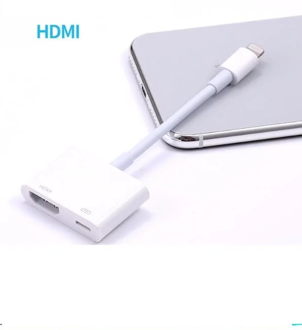 Mini 1080P Phone HDMI Cable For Apple Phones - Pin Port HD TV/ Projector Converter Adapter For IPhone For IPad - ANKUX.COM