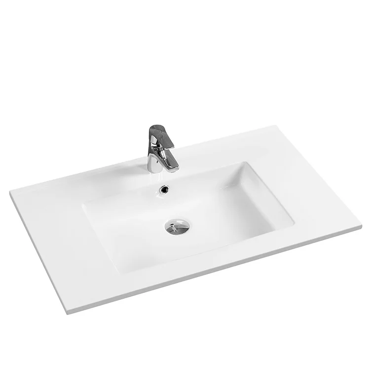 
JM4012-81 810*460*160 hot sale rectangular thin edge cabinet bathroom wash basin sink 
