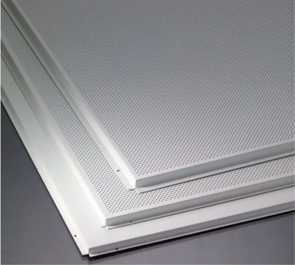 天花板瓷砖有石棉2x4穿孔铝金属天花板铝合金,铝合金方形0.5-1.0毫米