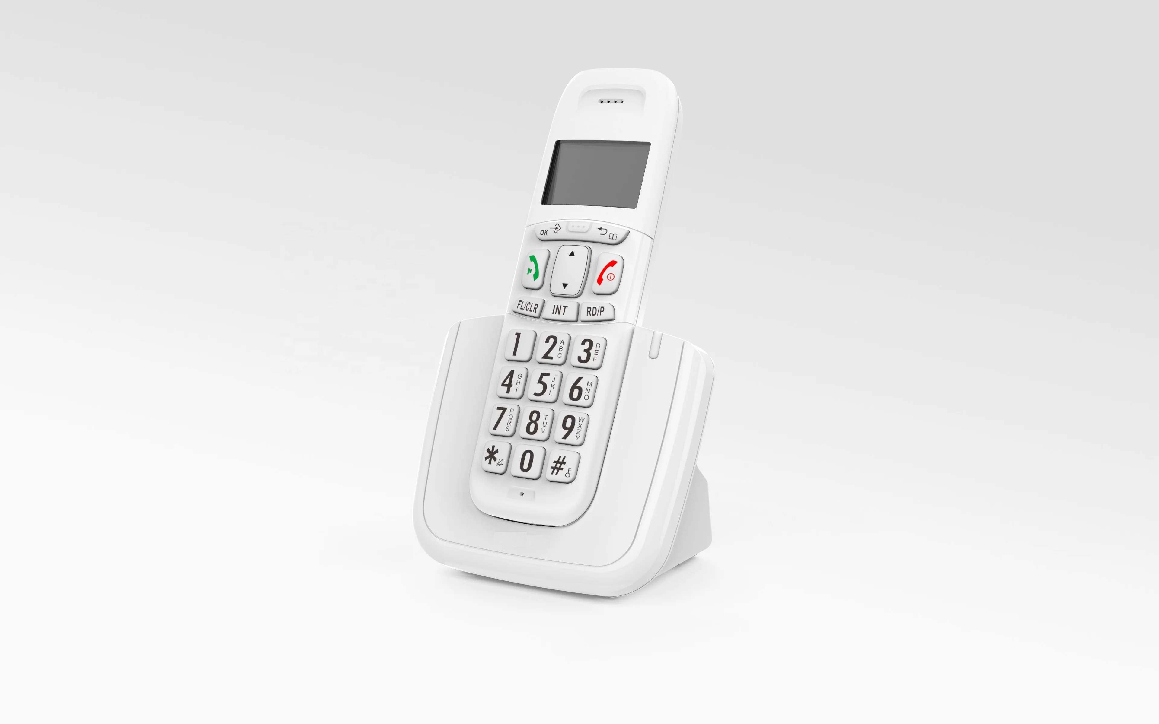 Dect 6.0 Large Button Digital Cordless Phone With Function