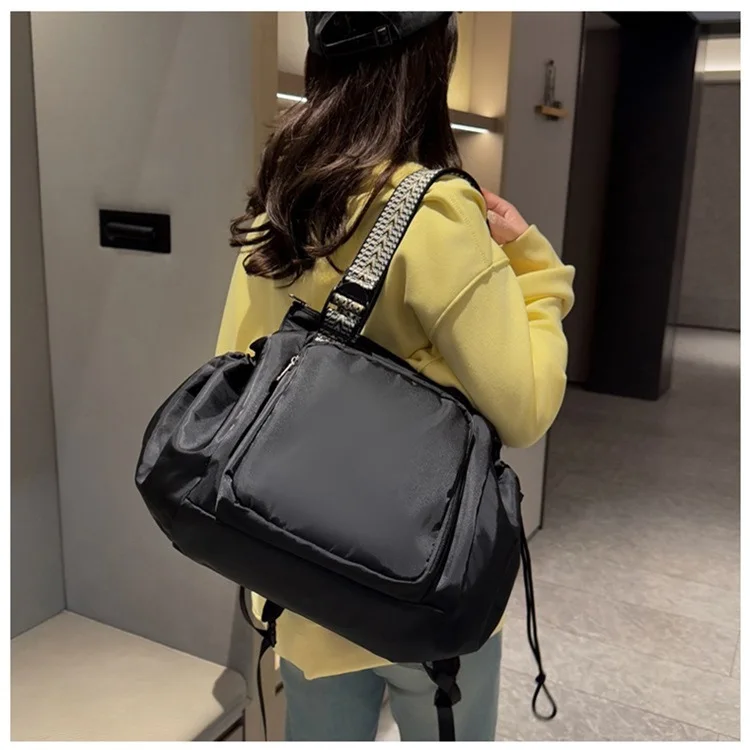 Large Capacity Double Shoulder Mommy Bag Portable Fashion Parent-Child Backpack Car Cradle Maternity Shopping Basket Lazy Travel
