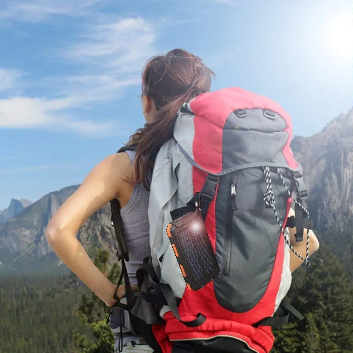 2021 Waterproof IP68 Solar 20000mah 10000mah Consumer Electronics Portable power banks with station solar phone charger - ANKUX.COM