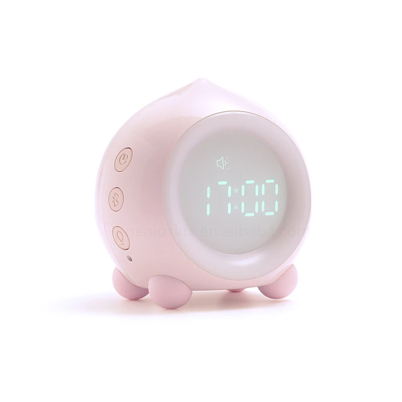 Smart Wake Up Light Alarm Clock Sunrise Alarm Clock Bedside Night Light LED Clock Supports APP Control