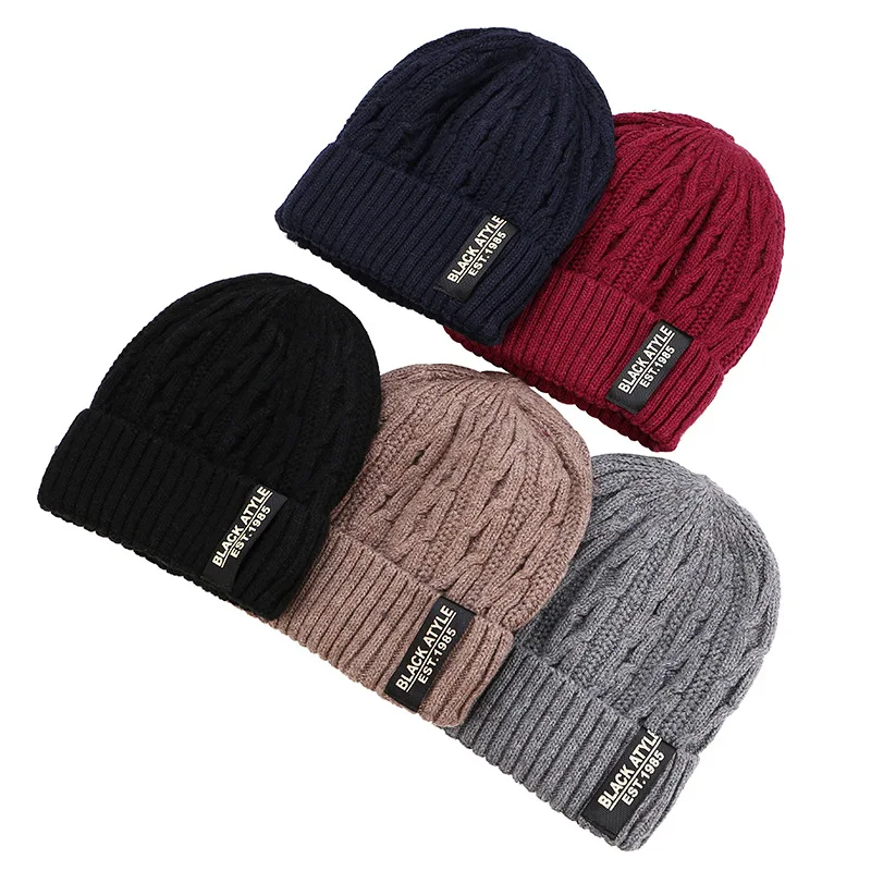 Custom Label Knitted Beanie Hat With High Quality Fashion Design All Kinds Of Beaine Buy
