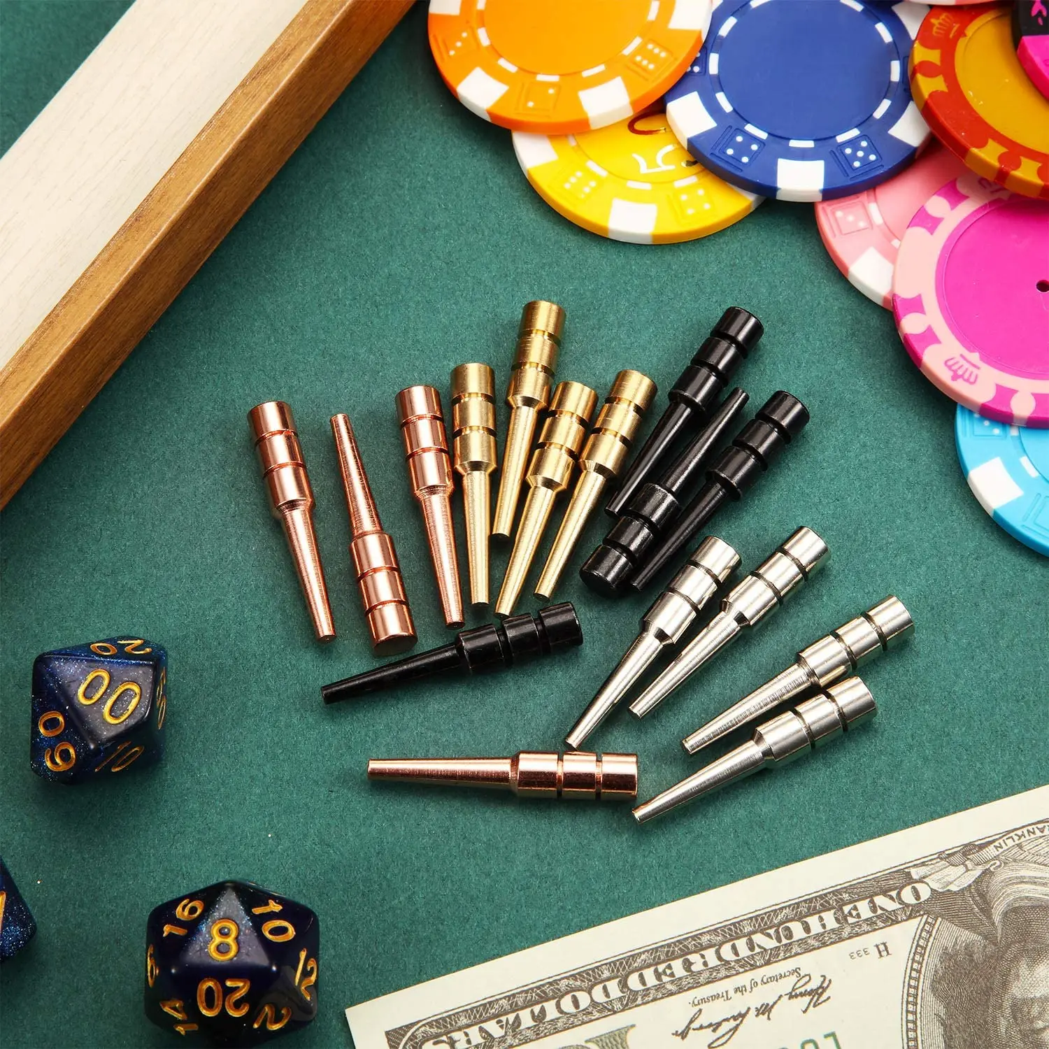 Cribbage Pegs 4 Colors Metal Cribbage Pegs For Cribbage Traditional