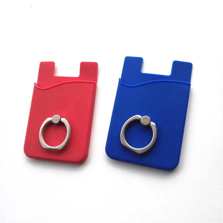 silicone phone card holder with o-ring