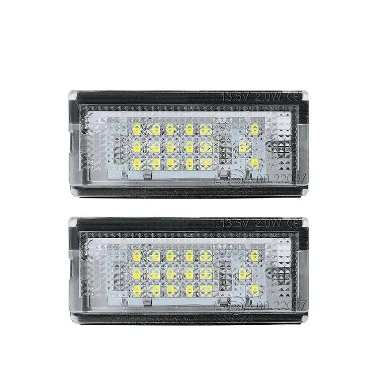 12V 18SMD License Plate Light for BMW E46 4D Sedan 1998-2007/BMW E46 5D Touring 1998-2005 OEM#51138236269