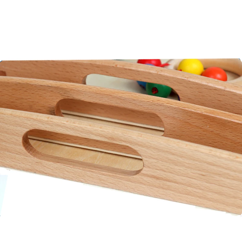Wooden Montessori Tray Set Montessori Practical Life Materials