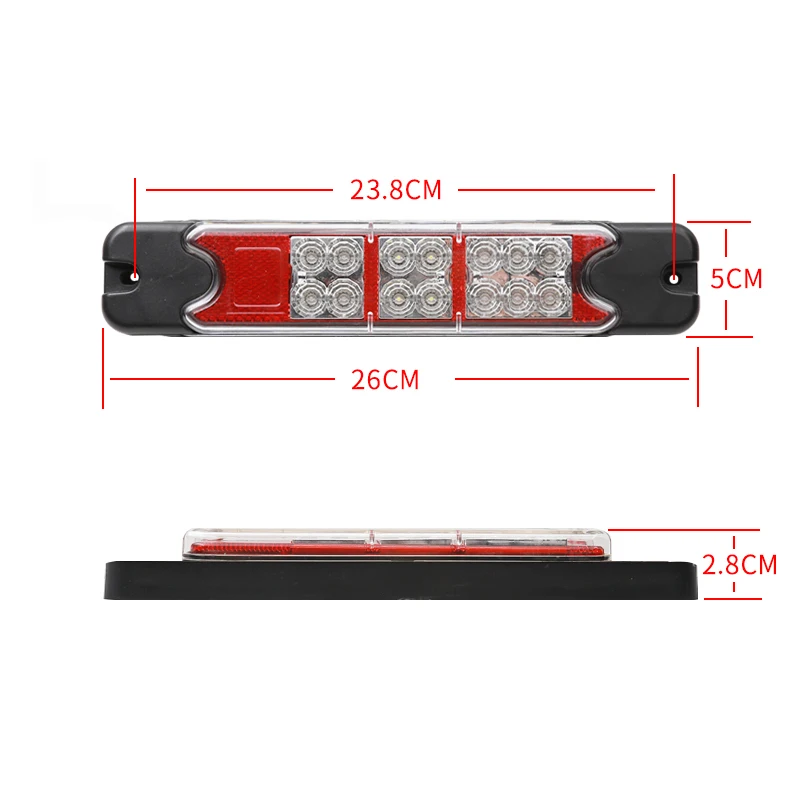 tia trailer lamp taillight reversing running brake turn lights-35