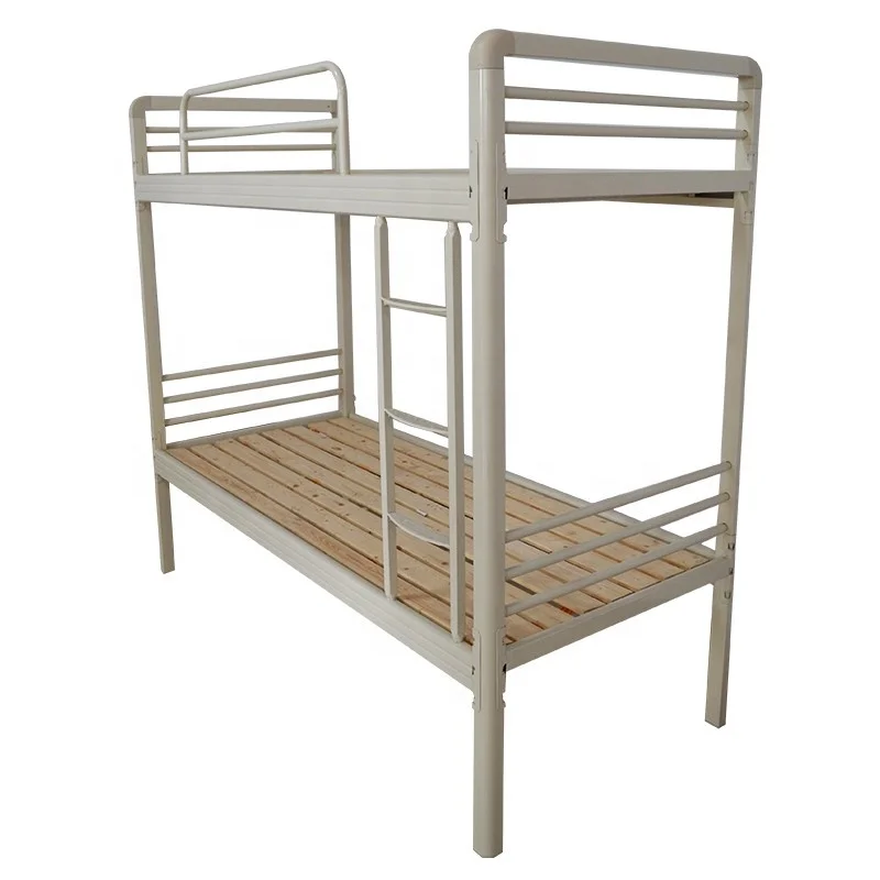 Hohe Qualität Günstige Schule Etagen Betten Metall Rahmen Twin Über Twin Loft Bett für Kinder