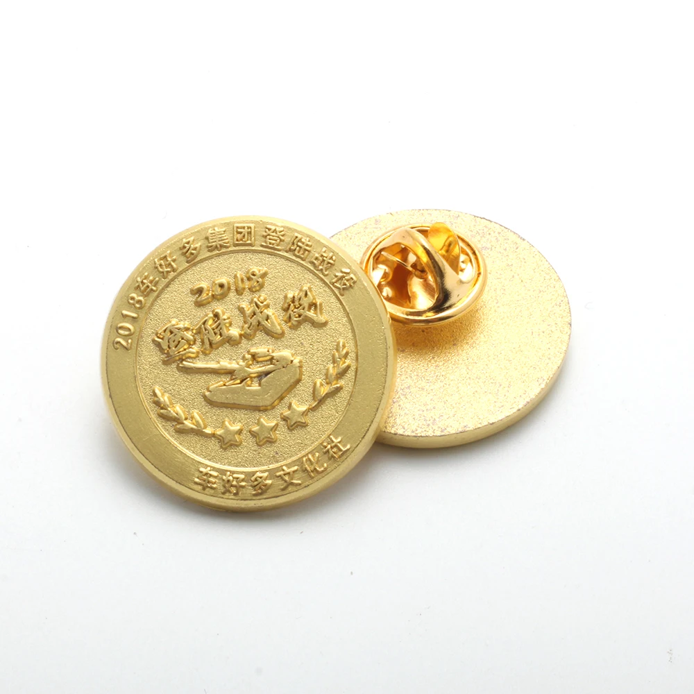 低价批发定制金属徽章珐琅别针圆形纪念品批发