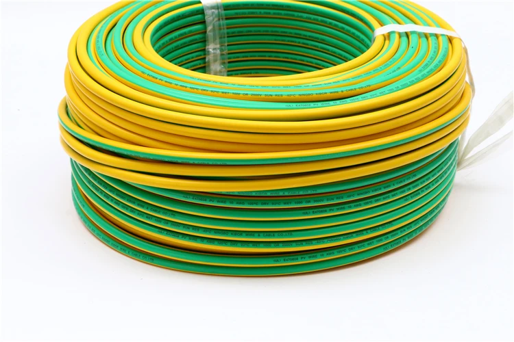Earthing Cable 6sq Mm Yellow Green Color Grounding Wire Buy Grounding