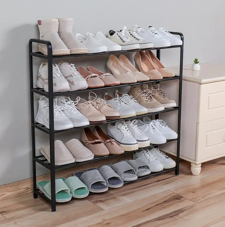Simple Houseware 4-tier Shoe Shelves Storage Utility Rack 5-tier Metal ...