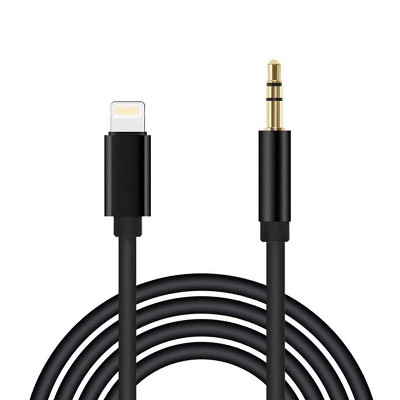 Cable Auxiliar para iPhone 11 Cable Auxiliar para Auto a Jack Adaptador de 3.5mm para iPhone 7Plus//8//X//XS//XR//11 a Radio de Coche//Adaptador de Altavoz//Auriculares Compatible con Todos los iOS-Plata