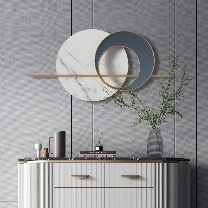 Metal Art Round Circle Iron Metal Decoration Items Iron Metal Wall