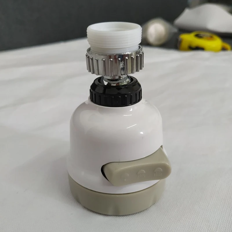 360旋转厨房水龙头增压淋浴,节水过滤器通用防溅喷嘴
