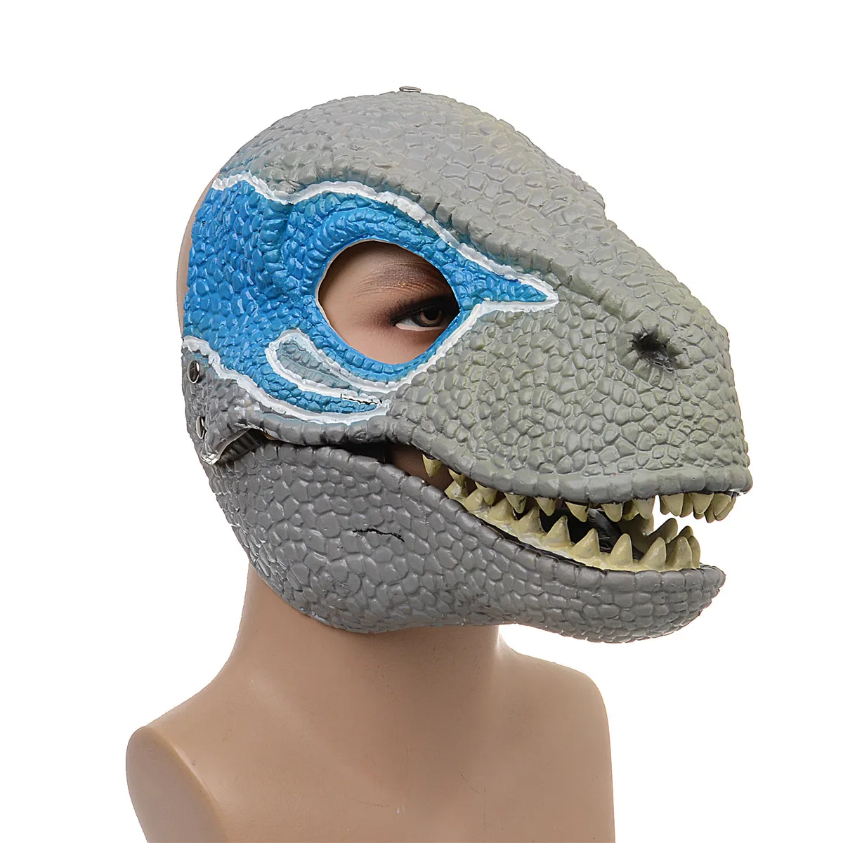 Маска динозавра с подвижной челюстью