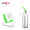 Lighting Global standard Green solar light for reading Bottle Hook design for DIY STAND purpose