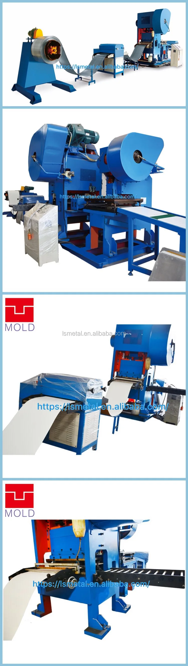 Production line of automatic punching 600600 producing line, full auto grid production line