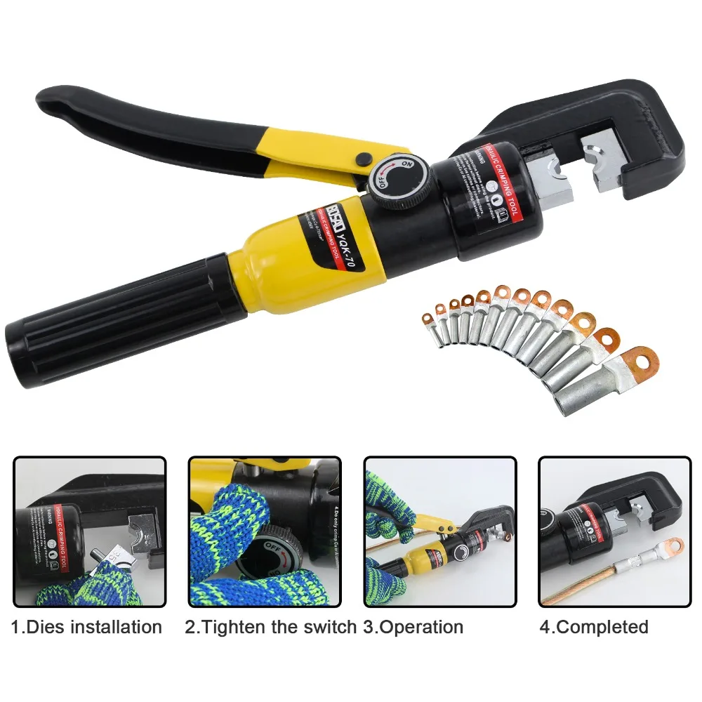 Hydraulic Crimping Tool Cable Lug Crimper Plier Hydraulic Compression Tool Yqk 70 4 70mm2 Pressure 5 6t Es And Ru Warehouse Buy Yqk 70 Hydraulic Crimping Tool 4 70mm2 Product On Alibaba Com