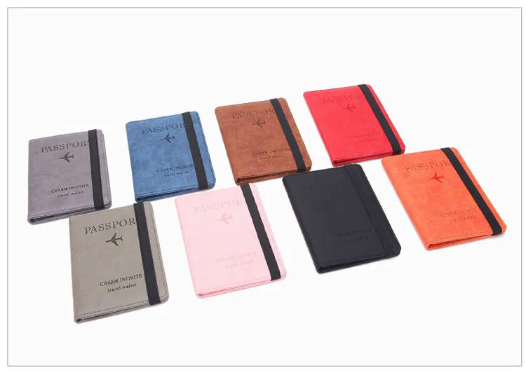 2026 Custom Sublimation Travel Wallet with RFID Card Holders and Passport Cover Cowherd Fashion